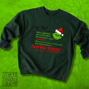 Real Estate Grinch Crewneck